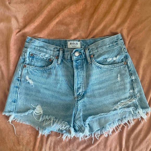 Agolde Pants - AGOLDE Jean Shorts